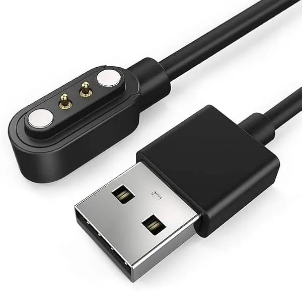 CERLINK Smartwatch USB All Type Charging Charger Compatible with Boat, Fire Boltt, Noise, Dizo, beatXP, Fast-Track & All 2 Pin Charger Watches (Cable Only) — Linkbiz SmartDeal's
