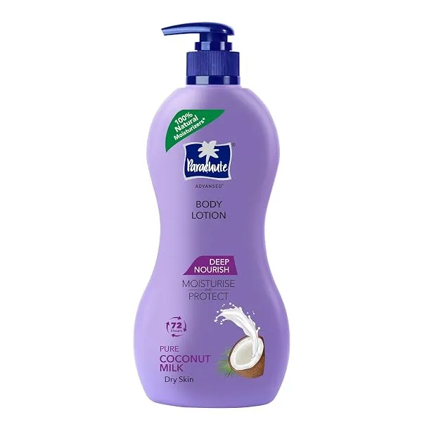 Parachute Advansed Coco Nourish Body Lotion, With Pure Coconut Milk, 100% Natural, Dry Skin Moisturizer, 400ml — Linkbiz SmartDeal's