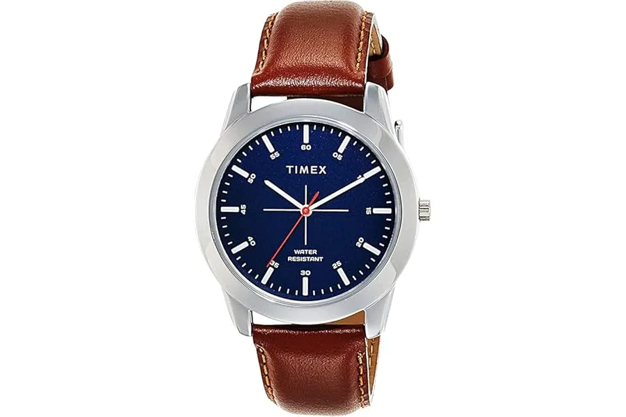 TIMEX Classics Analog Watch for Men with Round Dial & Water Resistant Man's Wrist Watches — Linkbiz SmartDeal's