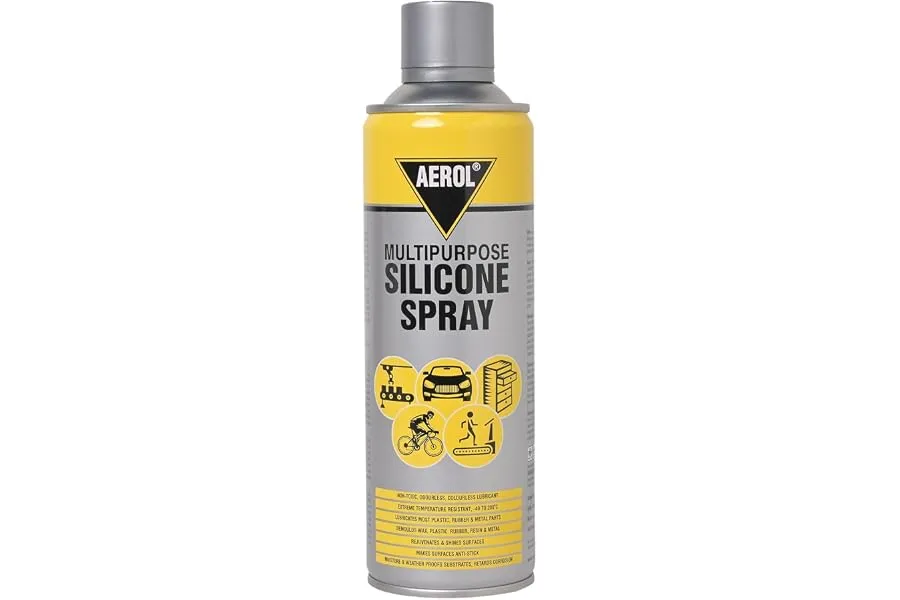 Aerol Multipurpose Silicone Lubricant Spray, Grade 70 (300g/513 ml) Odourless, Colourless & Non — Linkbiz SmartDeal's
