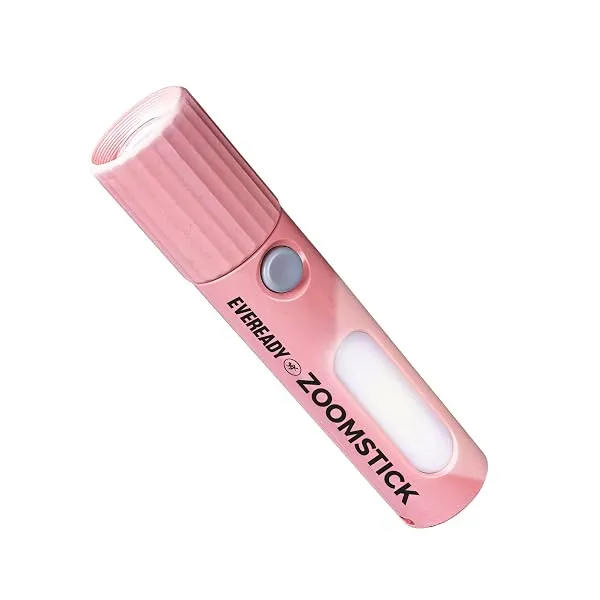 EVEREADY DL105 Zoomstick Rechargeable 1W Front Torch Cum 1W Sidelight | USB Type-C Fast Charging, Variable Focus, Replaceable Li-ion Battery — Linkbiz SmartDeal's