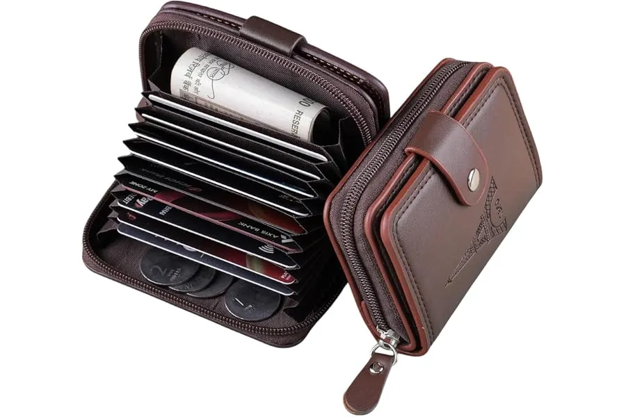 MARETTO Men’s Genuine Leather Wallet with Card Holder & Coin Pocket – Stylish Bifold Slim Walle — Linkbiz SmartDeal's