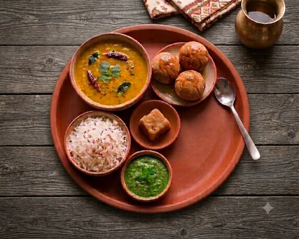 Dal Bati Thali - Basic