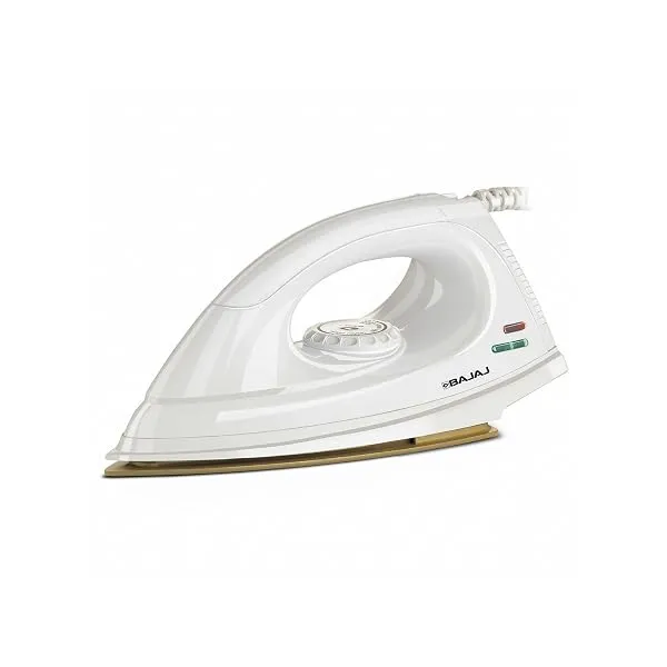 Bajaj DX-7 1000 Watts Dry Iron | Advance Soleplate And Anti-Bacterial German Coating Technology | Light Weight Iron | Thermal Safety Fuse | 360 Degree Swivel Cord | 2-Yrs Warranty — Linkbiz SmartDeal's