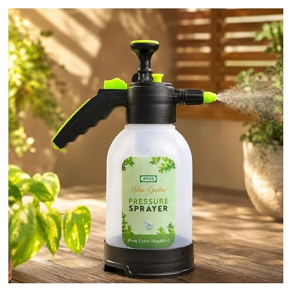 IFFCO Urban Gardens - Pressure Sprayer 2 Litre - Gardening Water Spray Pump with Lawn Sprinkler, Mister, Spray Bottle for Plants - Multipurpose Spray Bottle — Linkbiz SmartDeal's