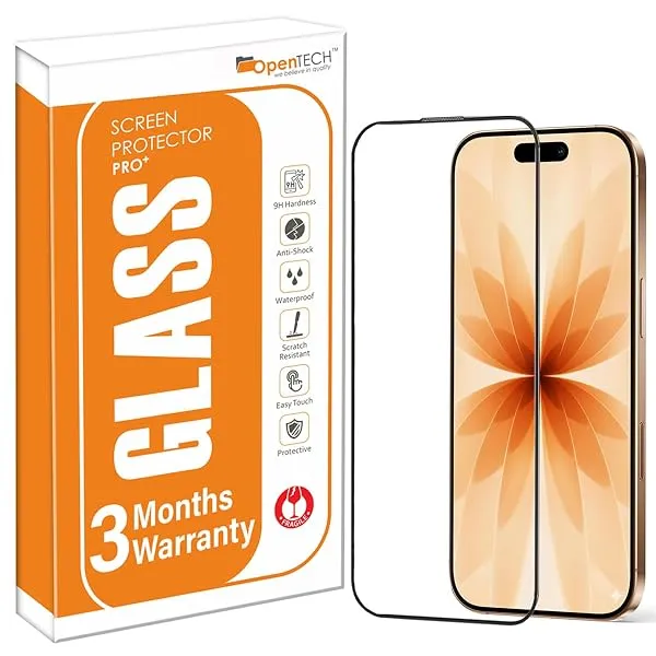 OpenTech® Military-Grade Tempered Glass Screen Protector Compatible for iPhone 17 with Edg — Linkbiz SmartDeal's