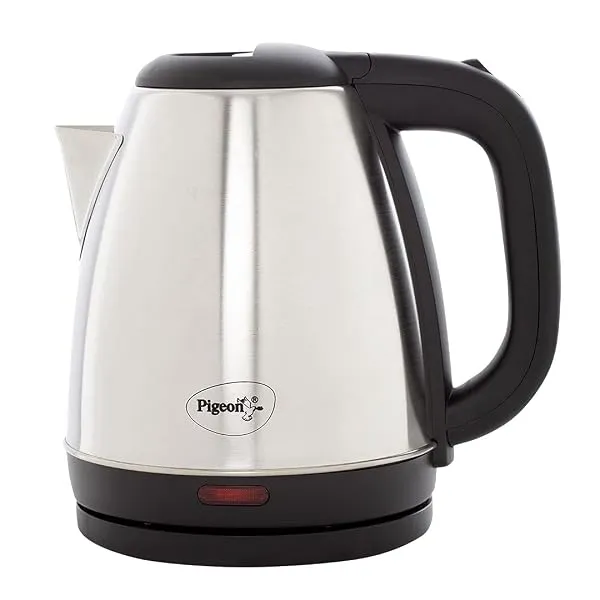 Pigeon Amaze Plus Electric Kettle 1.5 L, 1300 Watt, Stainless Steel Body with Auto Shut-off Feature Used for Boiling Water - (Silver) — Linkbiz SmartDeal's