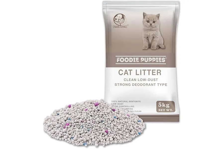 Foodie Puppies Natural Bentonite Cat Litter Sand - 5kg with Lavender Fragrance for Cats and Kit — Linkbiz SmartDeal's