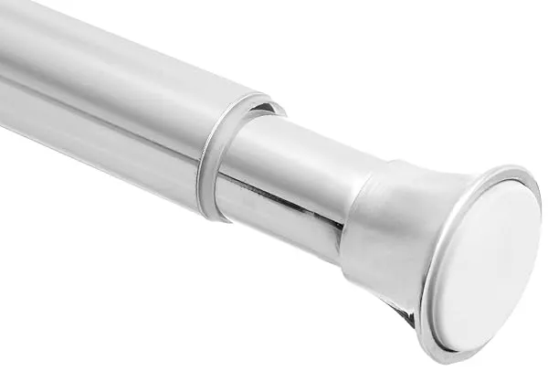 amazon basics Shower Adjustable -Length Curtain Tension Rod - 24-36', Chrome, Metal — Linkbiz SmartDeal's