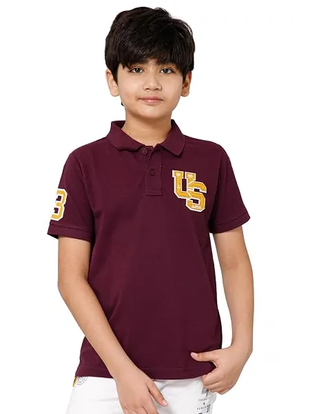 Alan Jones Clothing Boy's Cotton Regular Fit Polo T-Shirt — Linkbiz SmartDeal's