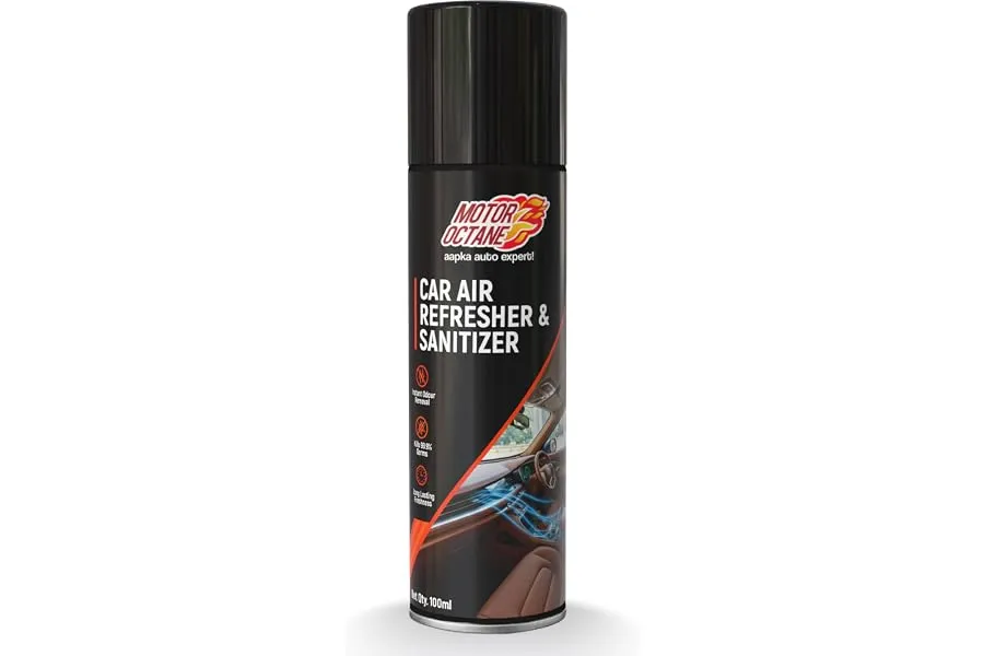 MotorOctane Car Air Refresher & Sanitizer Spray | CITRUS Fragrance | 100ml | AC Disinfectant | — Linkbiz SmartDeal's