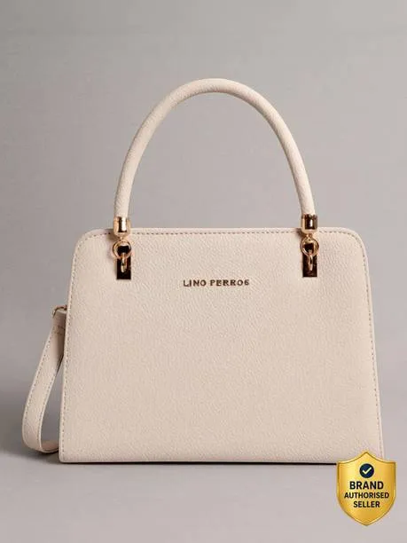Lino Perros Women White Hand-held Bag Mini — Linkbiz SmartDeal's