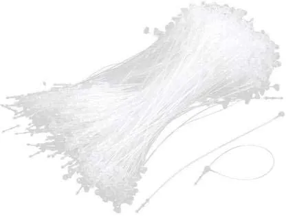 GREENGROW 3" White 1000 Pcs Loop Lock Pins Nylon Plastic Tip, Plastic Pins (Set of 1000, White) — Linkbiz SmartDeal's