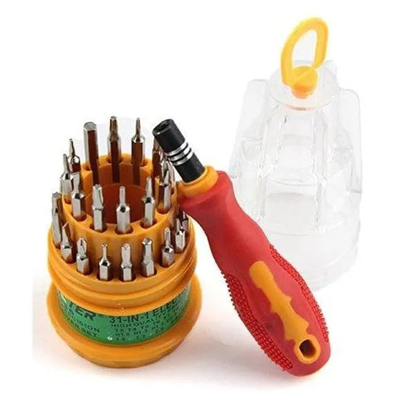Sulfar Screwdriver Set, Steel 31 in 1 with 30 Screwdriver Bits, Professional Magnetic Driver Set, for PC/Household/Furniture/Tablet/Game Console/Electronic Devices — Linkbiz SmartDeal's