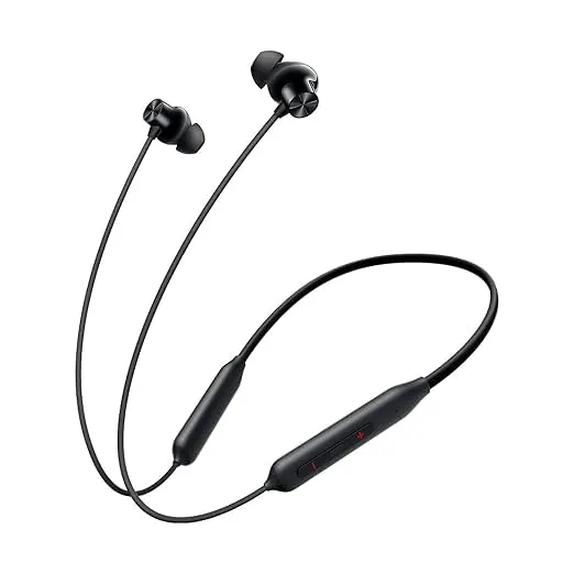 for OnePlus Wireless Z2 in-Ear Neckband with 12.4mm Drivers, 3D Spatial Audio,10 mins Charge for 27 hrs Playback, AI Call Noise Cancellation, 4 EQ preset (Full Black) — Linkbiz SmartDeal's