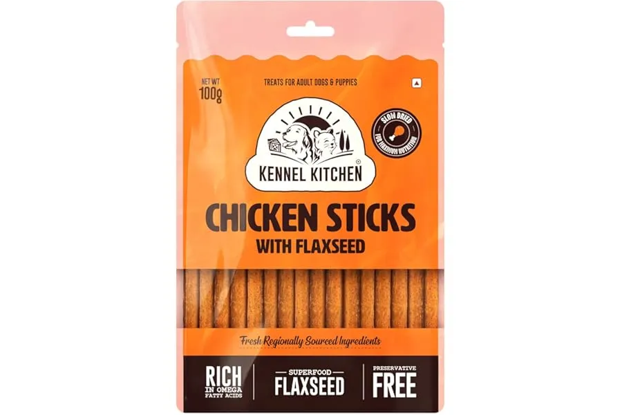 Kennel Kitchen All Life Stages Soft Baked Chicken Stick Treats for Dogs, 100g (Pack of 1) — Linkbiz SmartDeal's