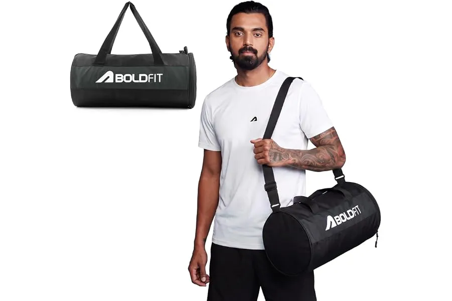 Boldfit Gym Bags for Men with Separate Shoe Compartment Unisex Duffle Bag for Carry & Travel Ad — Linkbiz SmartDeal's