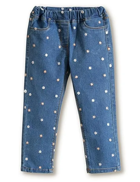 Amazon Brand - Symbol Girls Cotton Rich Stretchable Jogger Jeans | Elasticated Waistband | Jeggings | Age 2-12 Years — Linkbiz SmartDeal's