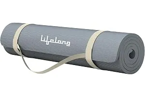 Lifelong LLYM92 Yoga mat for Women & Men EVA Material 4mm Anti-Slip Mat for Workout|Exercise Ma — Linkbiz SmartDeal's