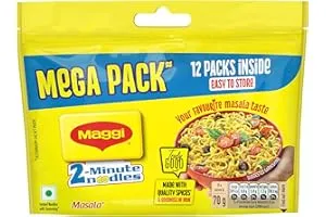 MAGGI 2-Minute Instant Noodles 12 x 70/75g each (Weight may vary) | Your favourite masala noodl — Linkbiz SmartDeal's