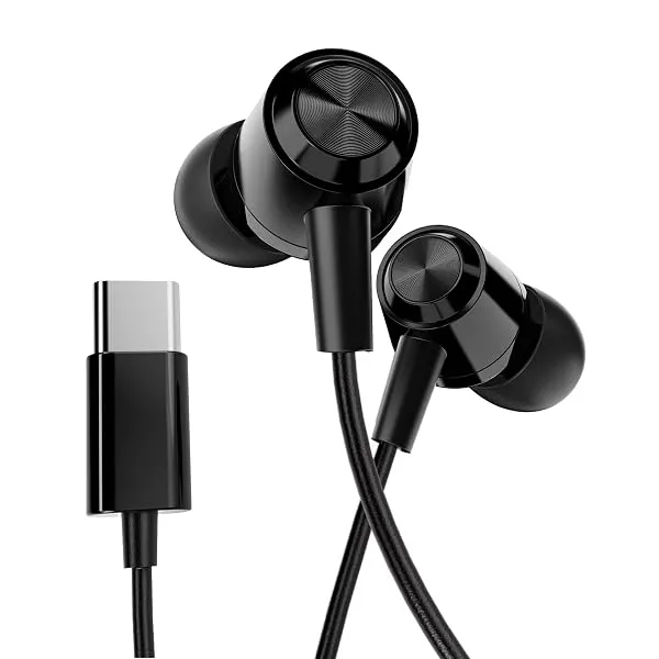 GOBOULT WiredX 500 Earphones with Type-C Input, 13mm Bass Drivers, Inline Controls, IPX5, Earphones Wired Headphones with mic — Linkbiz SmartDeal's