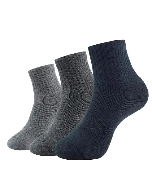 Jockey 7036 Men Compact Cotton Terry Ankle Length Socks With StayFresh Treatment_(Pack of 3) — Linkbiz SmartDeal's