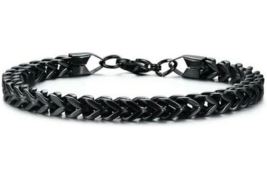 Fashion Frill Stylish Bracelet for Men Stainless Steel Hand Chain Band Jewellery Accessories Fo — Linkbiz SmartDeal's