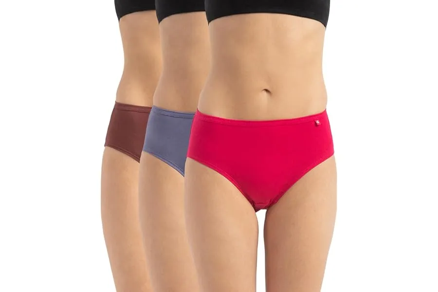 Jockey 1406 Women High Coverage Super Combed Cotton Hipster with Concealed Waistband and StayFr — Linkbiz SmartDeal's