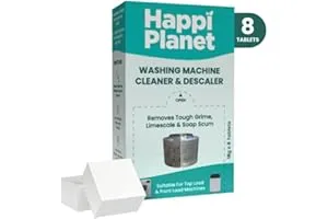 Happi Planet | Washing Machine Cleaner & Descaler Tablets | 8 Tablets | Removes Tough Grime, Li — Linkbiz SmartDeal's