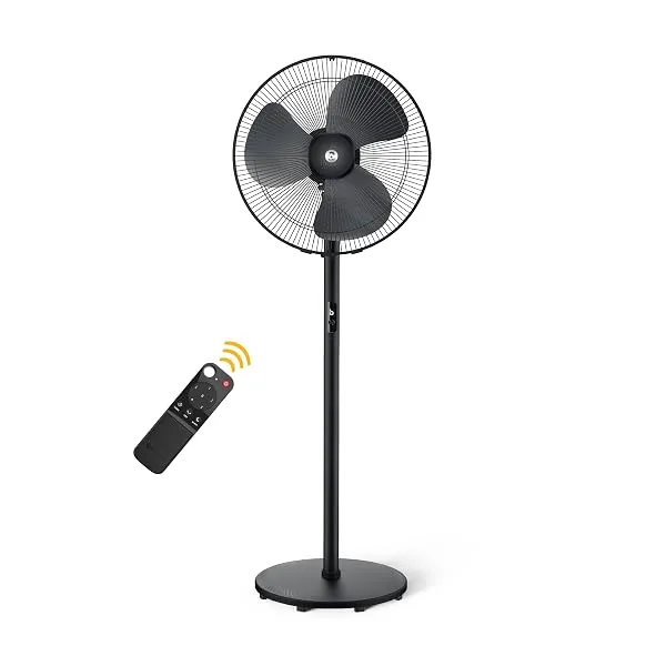 atomberg Renesa 400mm Pedestal Fan | 5-star rated | Ideal for Home & Office | Silent BLDC Stand Fan | 6 Speeds | 35W | Remote with Oscillation, Timer, Sleep | 2 Years Warranty (Mid — Linkbiz SmartDeal's
