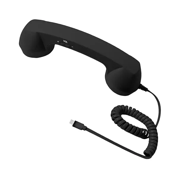 ZOOMELLA Retro Phone Handset Phone Receiver for Mobile Phone Meetings All Smartphones Black Consumer Electronics| Home Telephones & Accessories| Corded Telephones — Linkbiz SmartDeal's