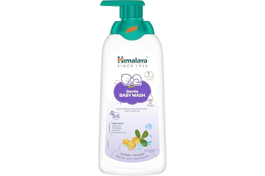 Himalaya Gentle Baby Wash 400ml with Chickpea, Fenugreek|pH 5.5|No.1 Doctor Recommended brand|1 — Linkbiz SmartDeal's