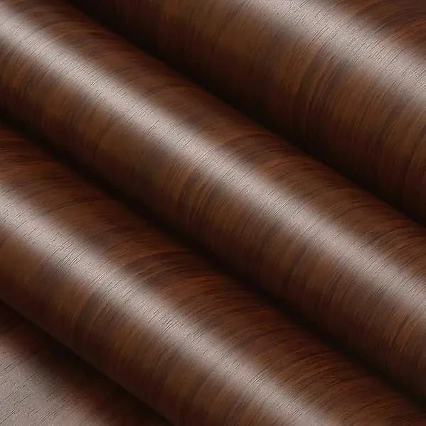 wolpin Wood Door Wallpaper 45 x 600 CM (Mahogany Brown) | DIY Self Adhesive Vinyl for Door Furniture Almirah Table Top Wardrobe | PVC Shelf Liner Contact Paper for Home Décor Kitch — Linkbiz SmartDeal's