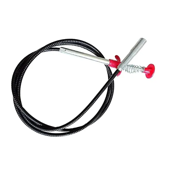 COZY CORNER Drain Cleaner Wire Stick Stainless Steel Hair CatchinG Claw Drain Sewer Cleaning Spring Sink Pipe Plunger UnblockeD Kitchen Bath Basin Hairs Remover Tool (160 cm,1 PSC) — Linkbiz SmartDeal's