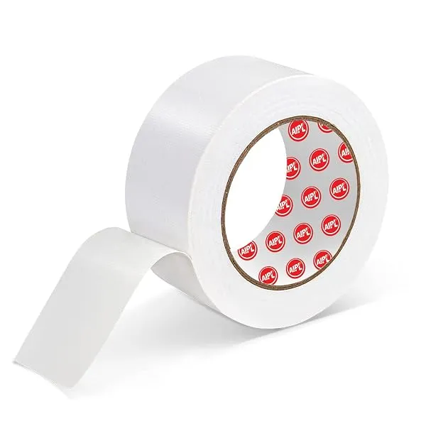 AIPL Duct Tape Heavy Duty - White Book Binding Tape Strong Flexible No Residue All Weather All purpose for Do-It-Yourself Repairs Industrial Professional Use. 2 Inch X 25 Meter — Linkbiz SmartDeal's