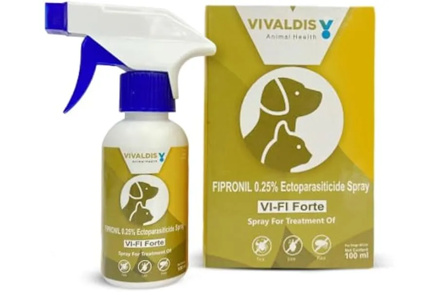 Vivaldis Vi-Fi Forte Tick & Flea Spray for Dogs & Cats | Fast-Acting, Long-Lasting Fipronil For — Linkbiz SmartDeal's