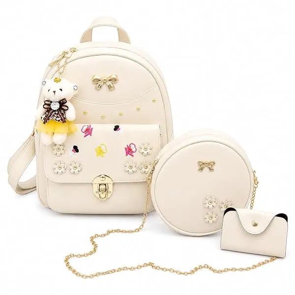 ShopyVid 3-Piece Mini Backpack Set for Women & Girls | Rakhi Gift for Sister | Raksha Bandhan Gift for Sister — Linkbiz SmartDeal's