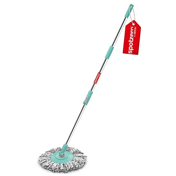 Spotzero By Milton Spin Mop Spares Set Handle with Microfibers Refill(Compatible with Prime, E-Elite, Classic, Ace Mops) — Linkbiz SmartDeal's