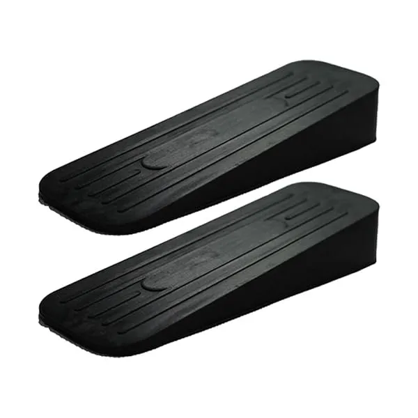 ALP Heavy Duty Anti|Non Slip Rubber Door Stoppers with Doors Powerful Gripping Work of Any Surface for Home, Offices, Warehouses & Classrooms Door Bottom Sealing 120mm x 37mm x 20m — Linkbiz SmartDeal's