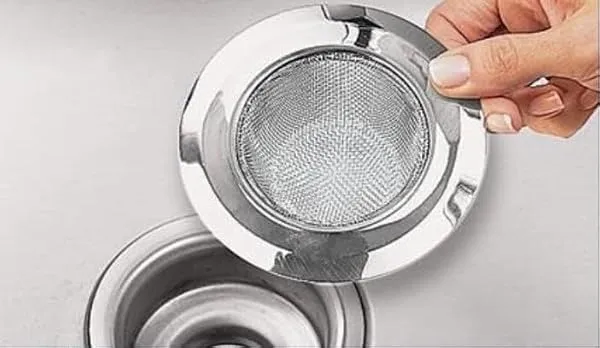 Ganesh Stainless Steel Sink Strainer Kitchen Drain Basin Basket Filter Stopper Drainer/Jali | 10 W x 10 H Millimeters — Linkbiz SmartDeal's