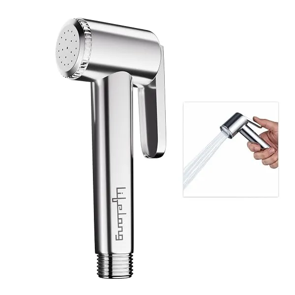 Lifelong Health Faucet Gun, Hand Jet Bidet Spray Head|ABS Material|Health Faucet for Bathroom|Wall Mount Installation (LLBAHFH19, Chrome, 1 Year Warranty) — Linkbiz SmartDeal's
