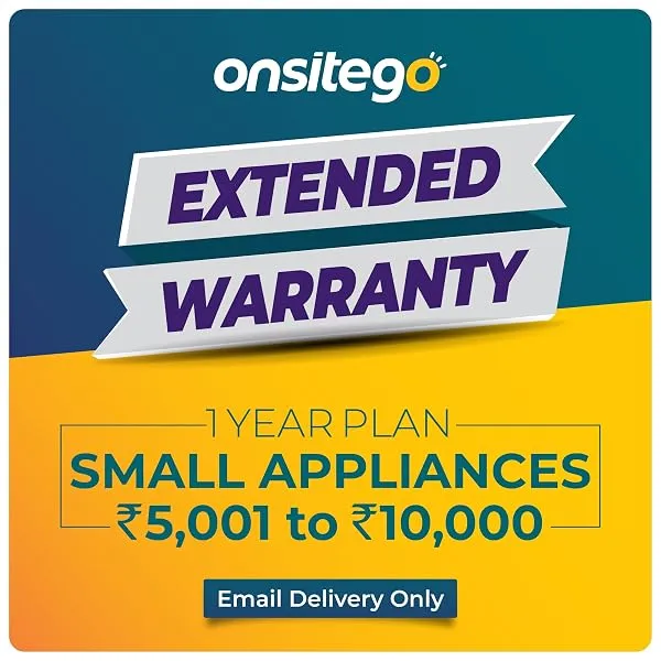 ONSITEGO 1 Year Extended Warranty for Small Appliances (Rs.5001-10000) (Email Delivery - No Physical Kit) for B2B — Linkbiz SmartDeal's