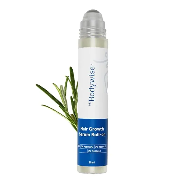 Be Bodywise Rosemary Hair Growth Serum (Roll On) | 3% Redensyl & 2% Anagain | Hair fall control serum for Women & Men | Promotes Hair Growth & Stimulates Hair Follicles | For All H — Linkbiz SmartDeal's