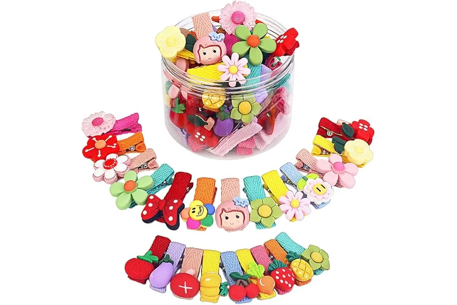Shining Diva Fashion 26 Pcs Colorful Hair Accessories Hair Clips for Girls Kids Baby Girl Toddl — Linkbiz SmartDeal's