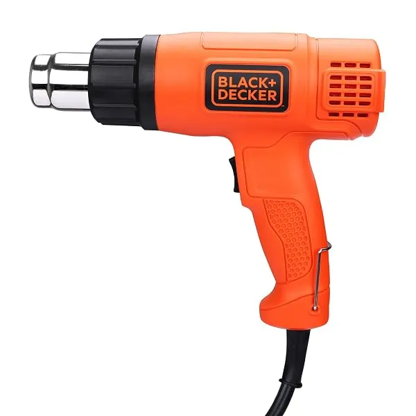 BLACK+DECKER KX1800-B1, 1800 W, Dual Temperature High Speed Corded Heat Gun for Removing & Drying Paint Coats, Remelting Adhesives & Shrink Wrapping, 3 Metre Cable, Orange & Black — Linkbiz SmartDeal's