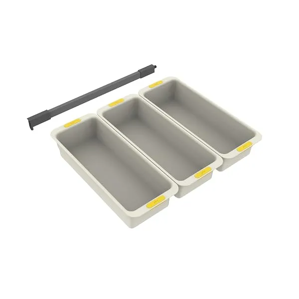 Godrej Universal SKIDO Organizer – Jars & Bottles Rack (38 cm) | Modular Kitchen Basket for Cabinets, Drawers & Trolley — Linkbiz SmartDeal's