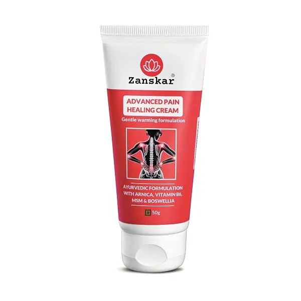 Advanced Pain Healing Cream | Deep Relief from Back Pain, Knee Pain, Neck Pain, Shoulder Pain & Sprains | Natural Ingredients - Vitamin B6, MSM, Arnica, Boswellia | 50 g (Pack of 1 — Linkbiz SmartDeal's