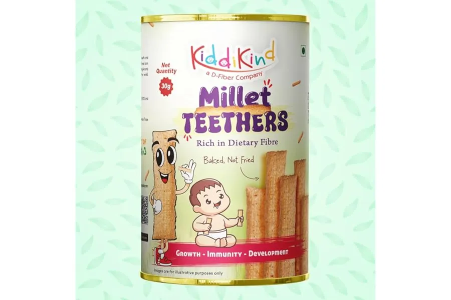 Kiddikind Millet Teethers for Babies 6+ Months | Healthy Baby Teething Snacks | No Maida, No Su — Linkbiz SmartDeal's
