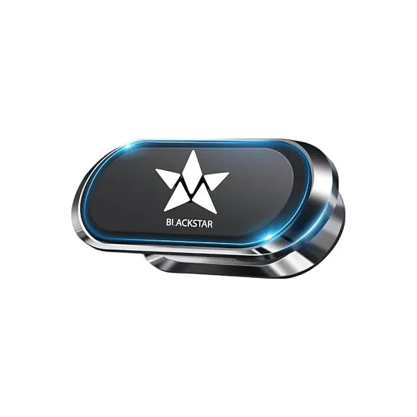 Blackstar ZEO Mag - Magnetic Mobile Phone Holder for Car Dashboard/Bike with 540° Angle Rotation & Strong & Safe Magnets-Car Phone Mount Stand- Compatible with All Mobile (Incompat — Linkbiz SmartDeal's