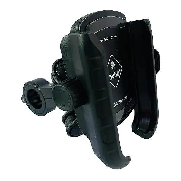BOBO BM14 PRO Plus Quick Release with PRO Plus Vibration Damper Waterproof Bike/Motorcycle/Scooter Mobile Phone Holder Mount, Ideal for Maps and GPS Navigation (Black) — Linkbiz SmartDeal's